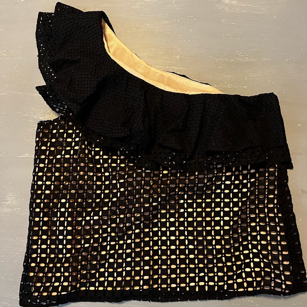 J. Crew one shoulder blouse